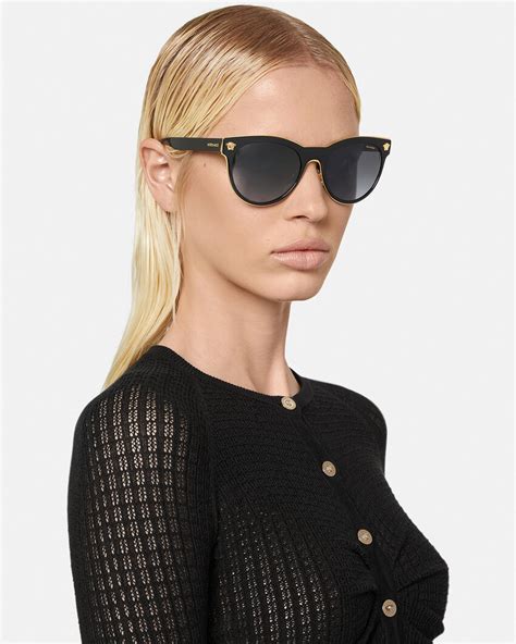 versace medusa red wine glasses|Versace Medusa sunglasses women.